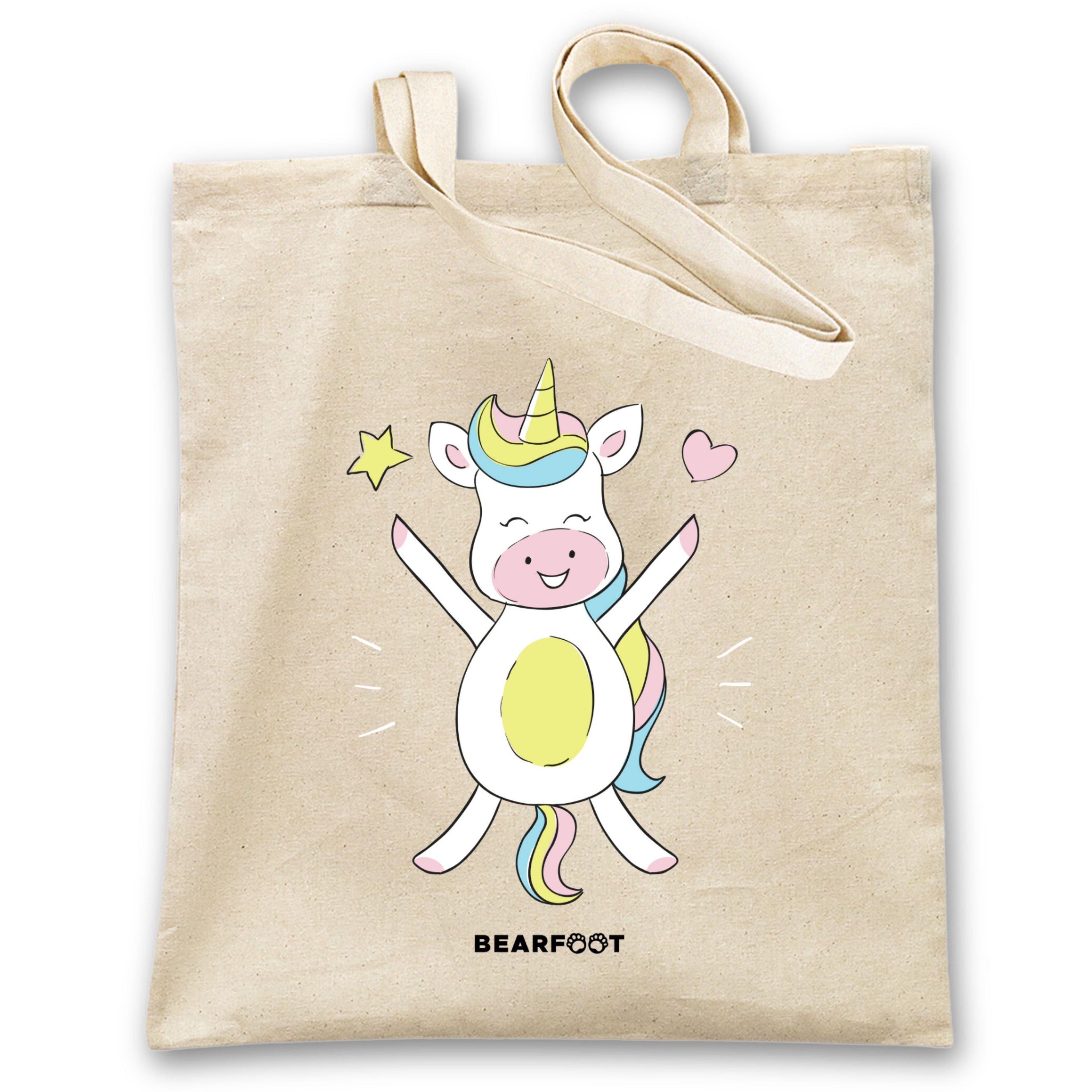 Bolsa de tela unicornio