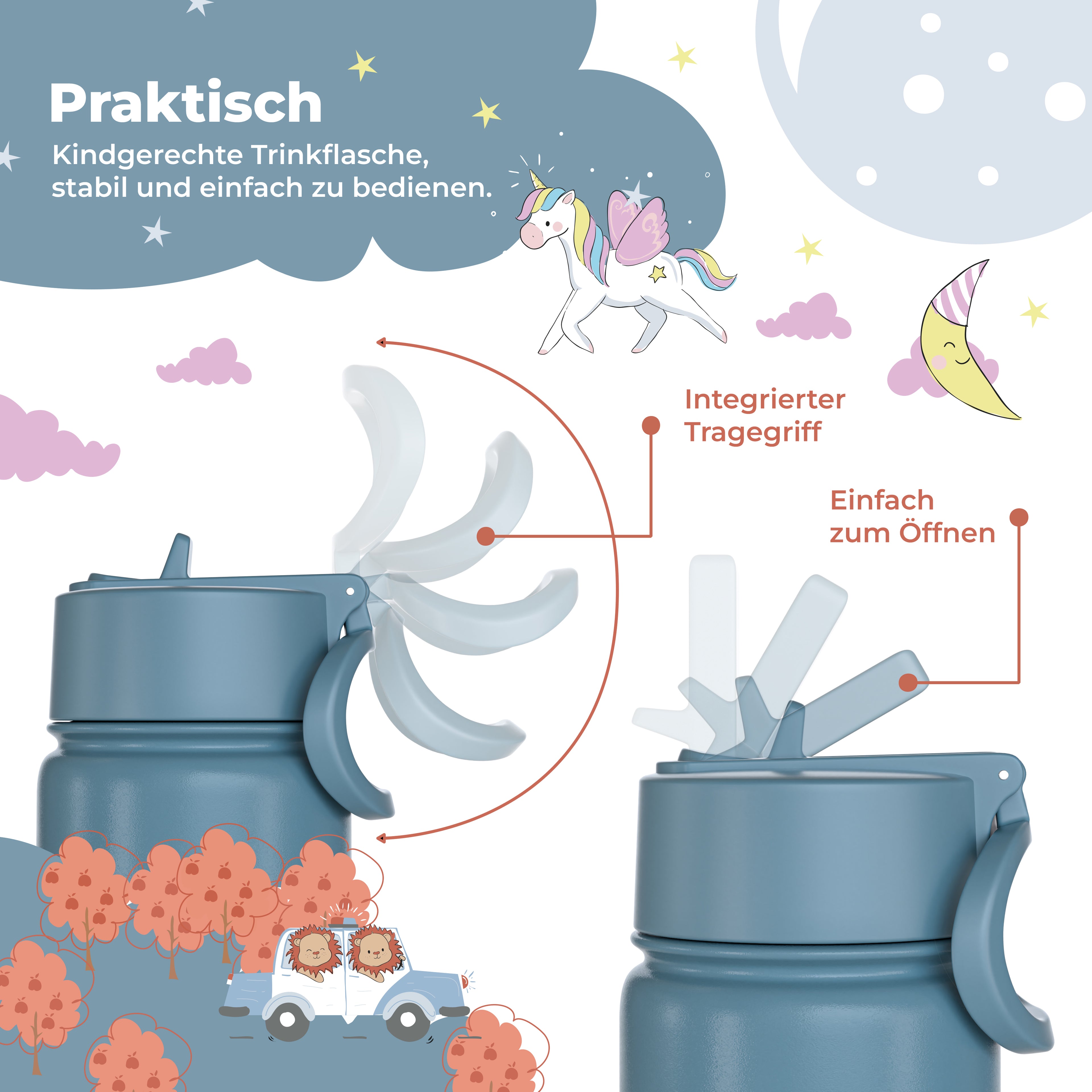 Bagger Bundle - Bento Box M & Trinkflasche 450ml & Isolierflasche 400ml