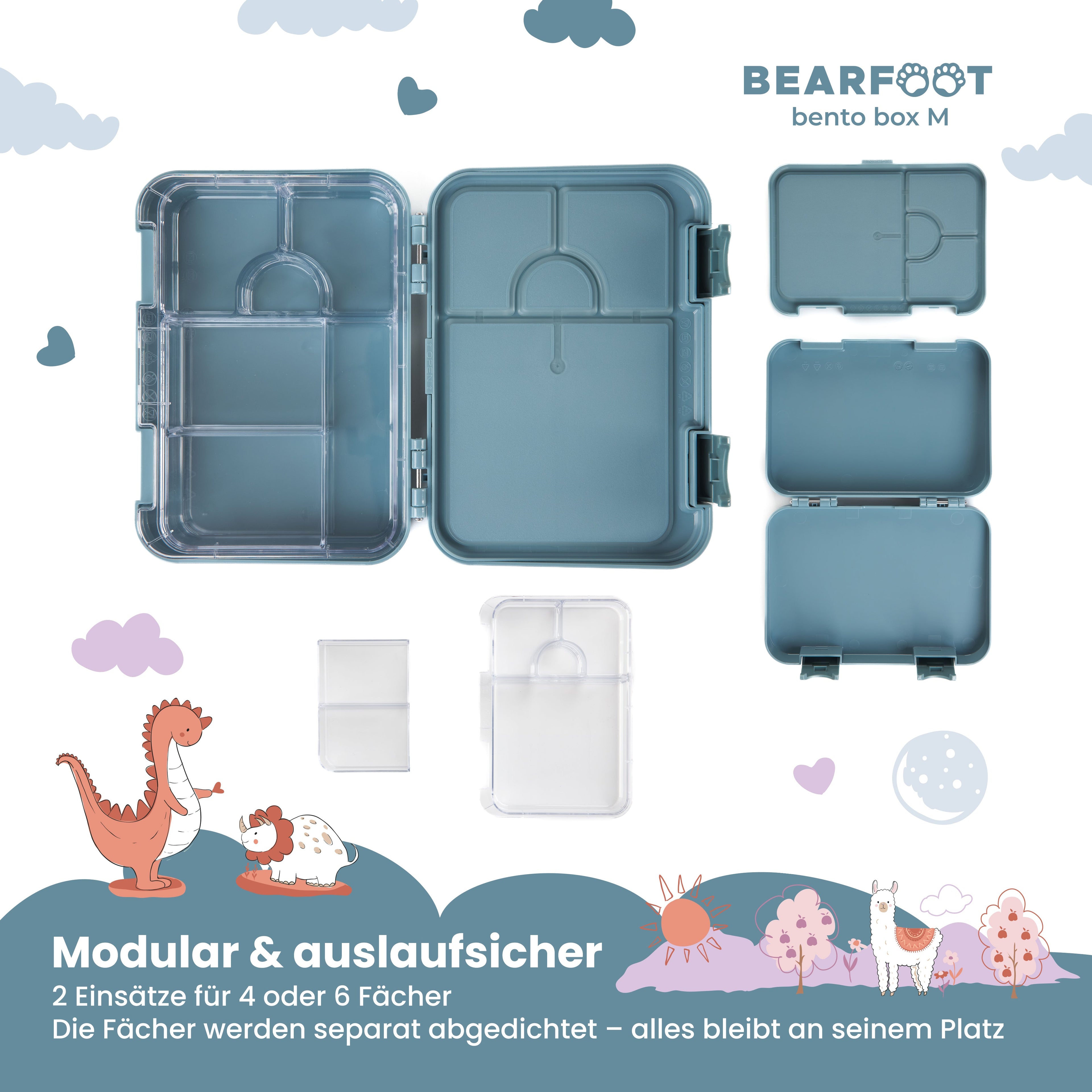 Bagger Bundle - Bento Box M & Trinkflasche 450ml & Isolierflasche 400ml