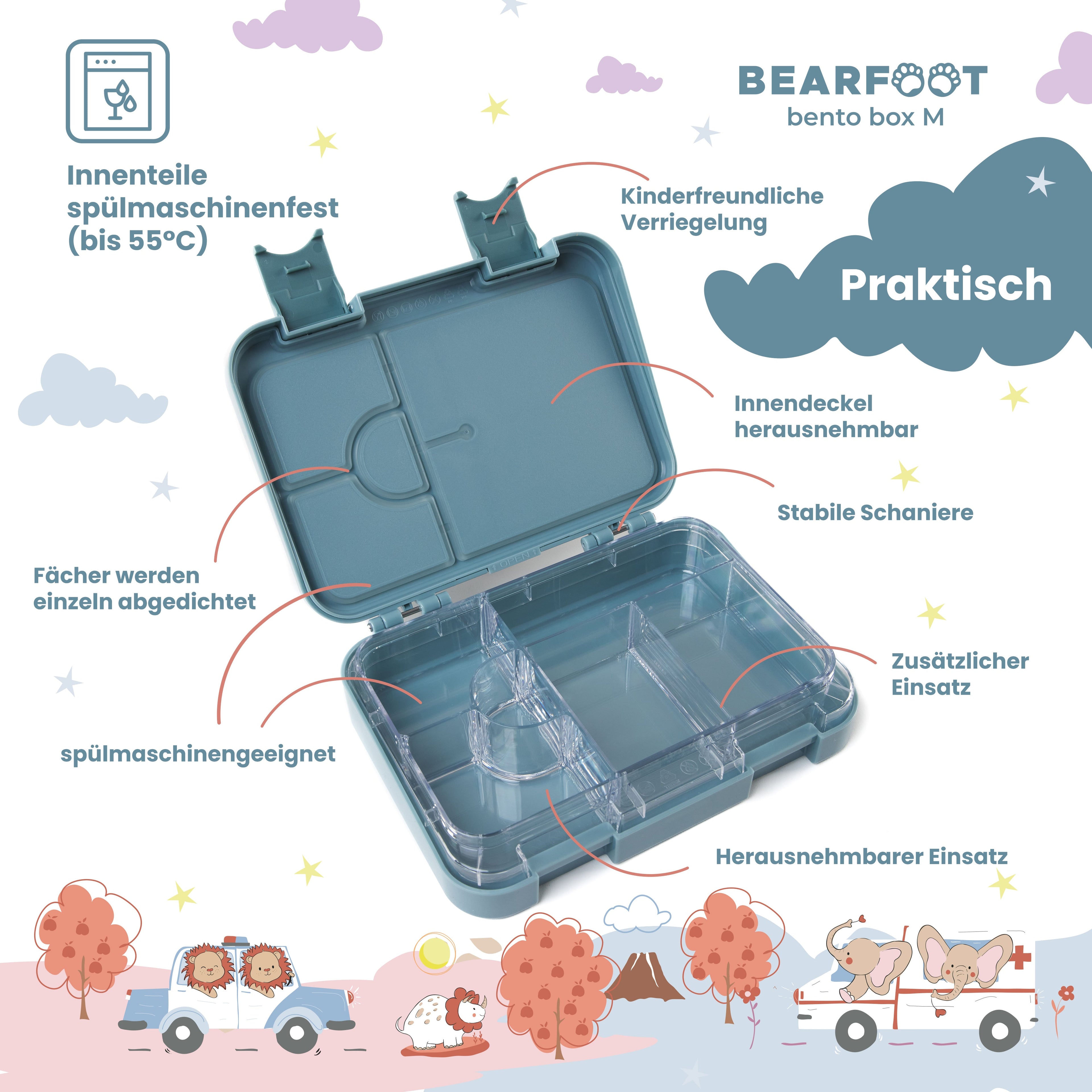 Bagger Bundle - Bento Box M & Trinkflasche 450ml