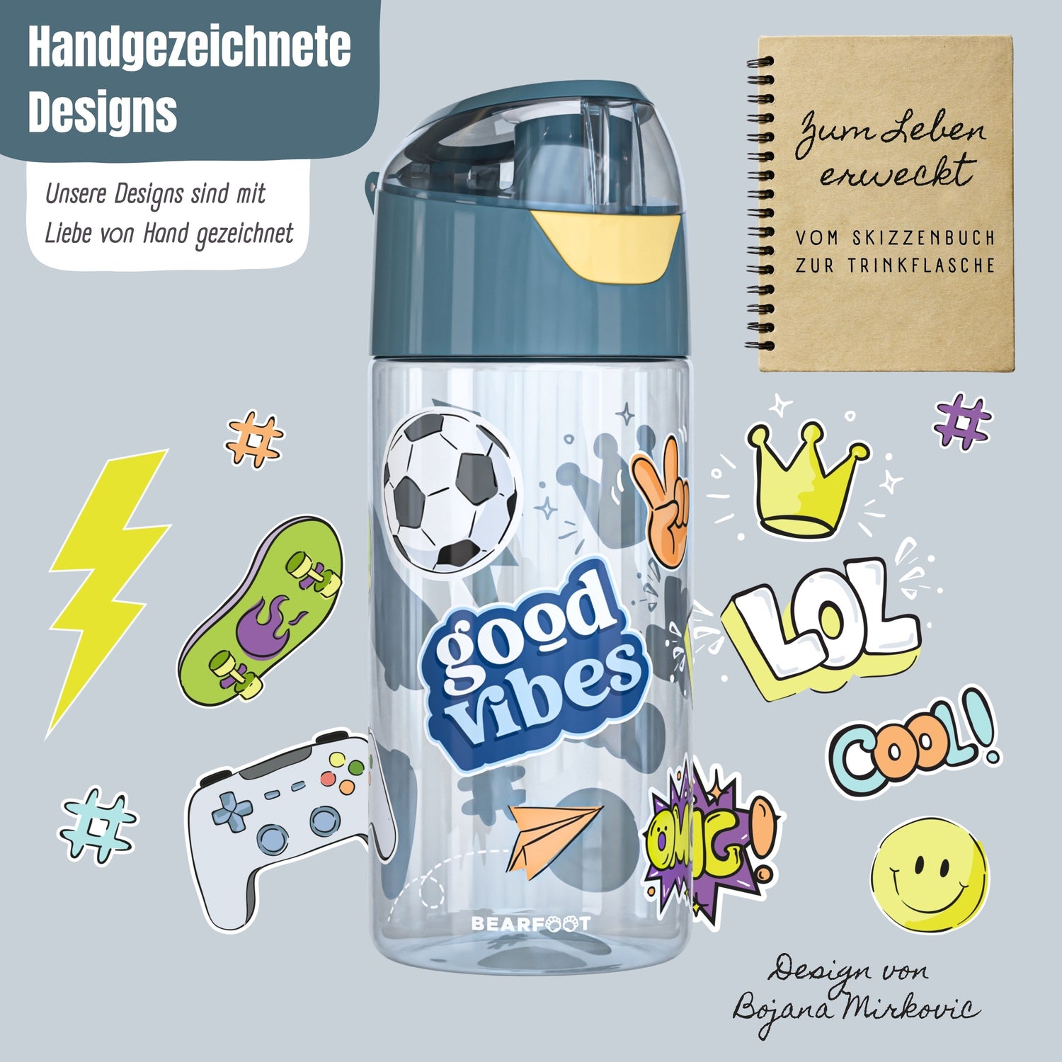 Gourde bouteille d&