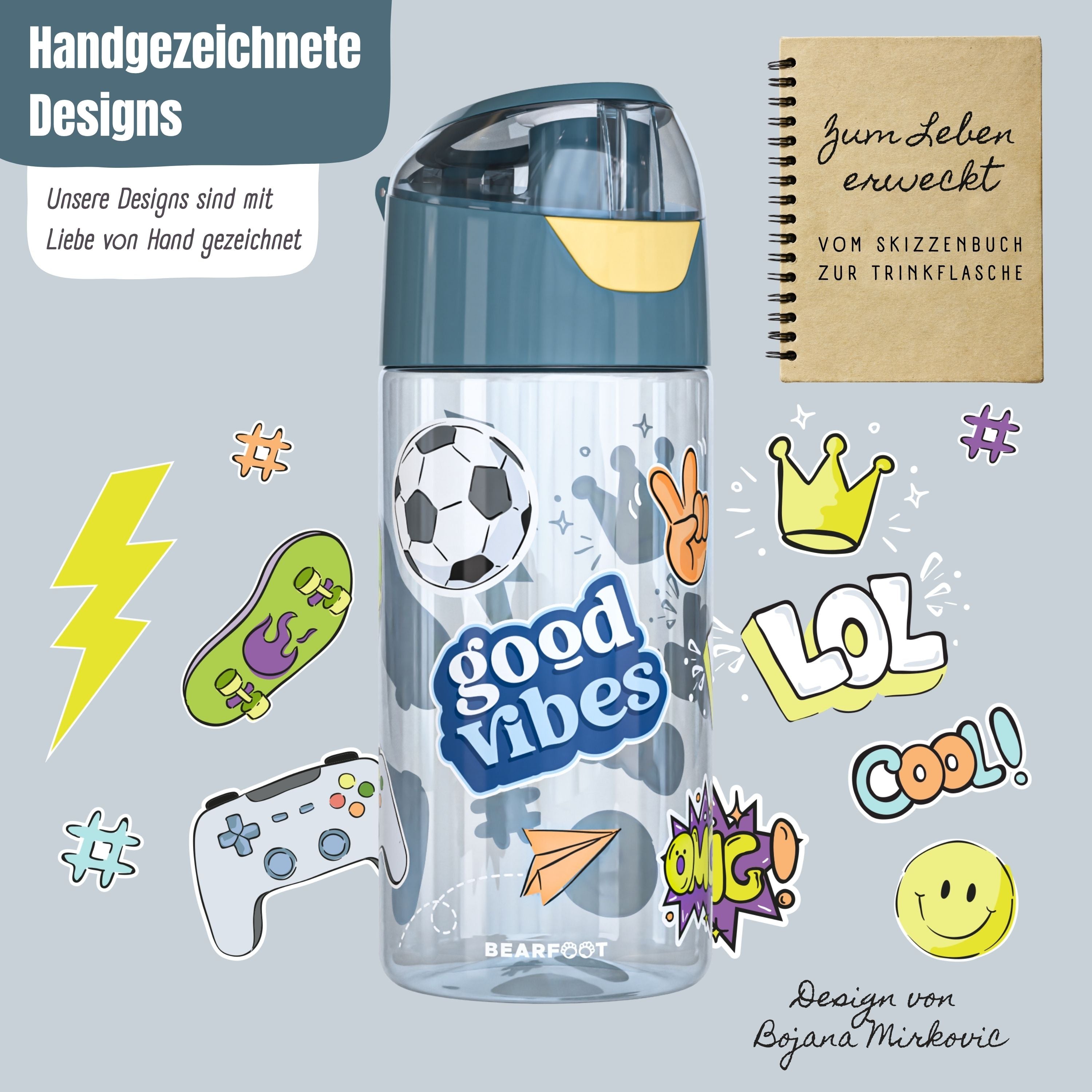 Gourde bouteille d&