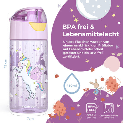 Unicorn Bundle - Bento Box M &amp; Drinking Bottle 450ml