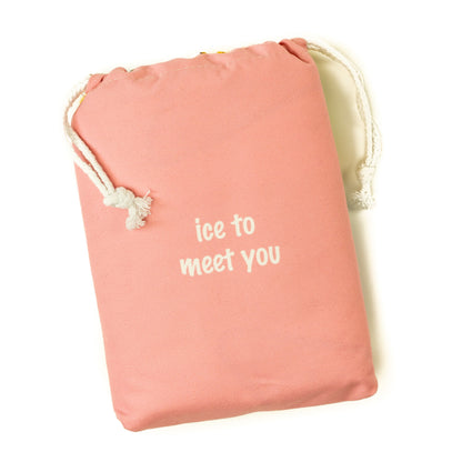 Serviette de Plage Crème Glacée - Microfibre