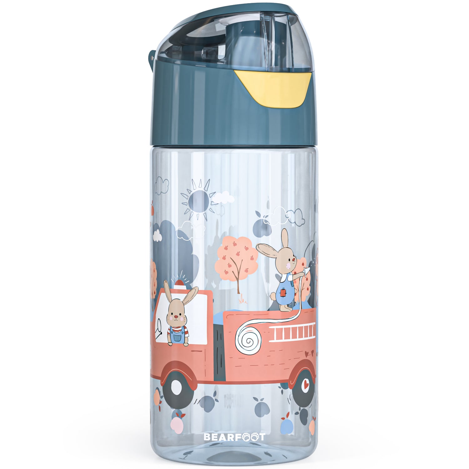 Trinkflasche Kinder, leichte Wasserflasche - Feuerwehr