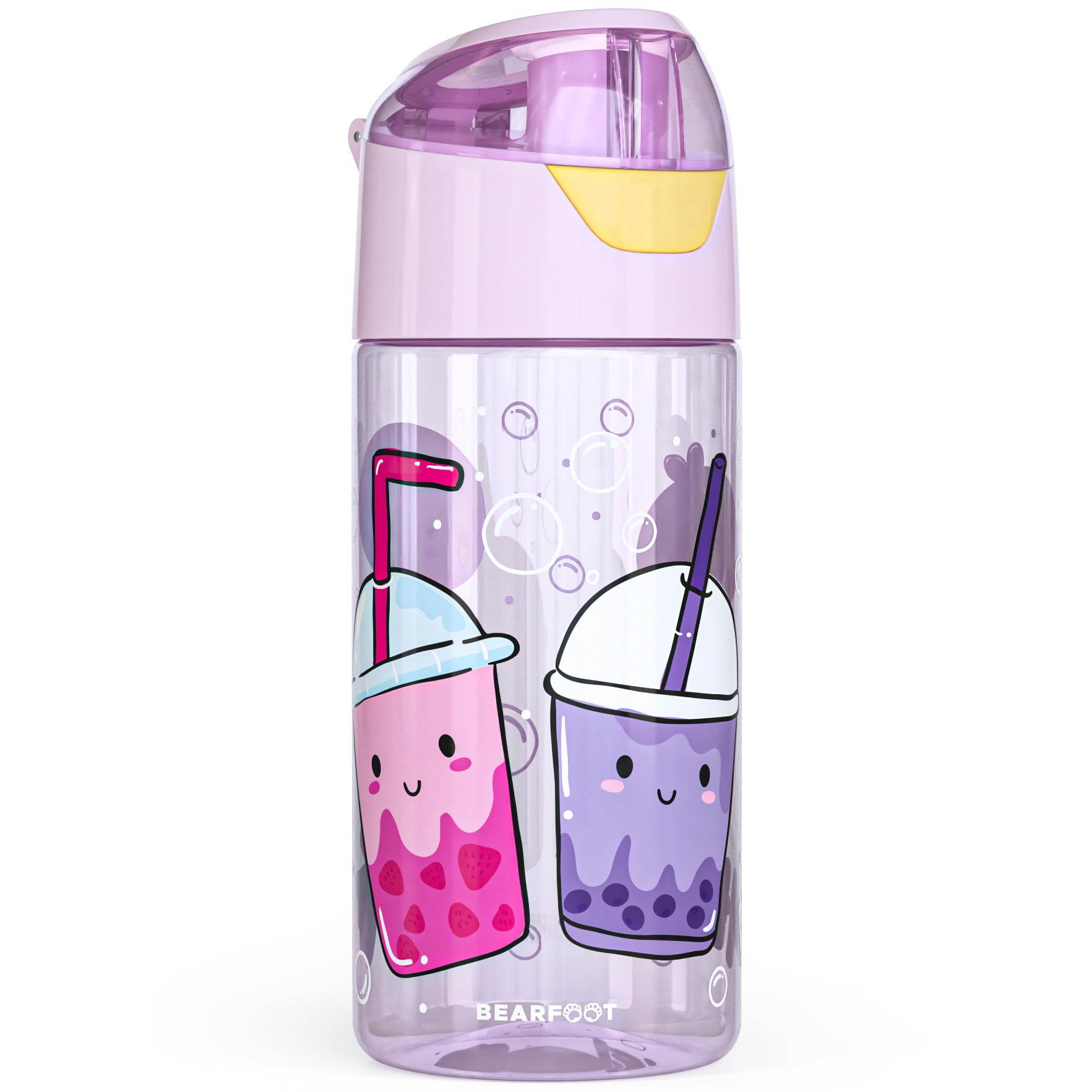 Botella de agua para niños, botella de agua ligera - té de burbujas