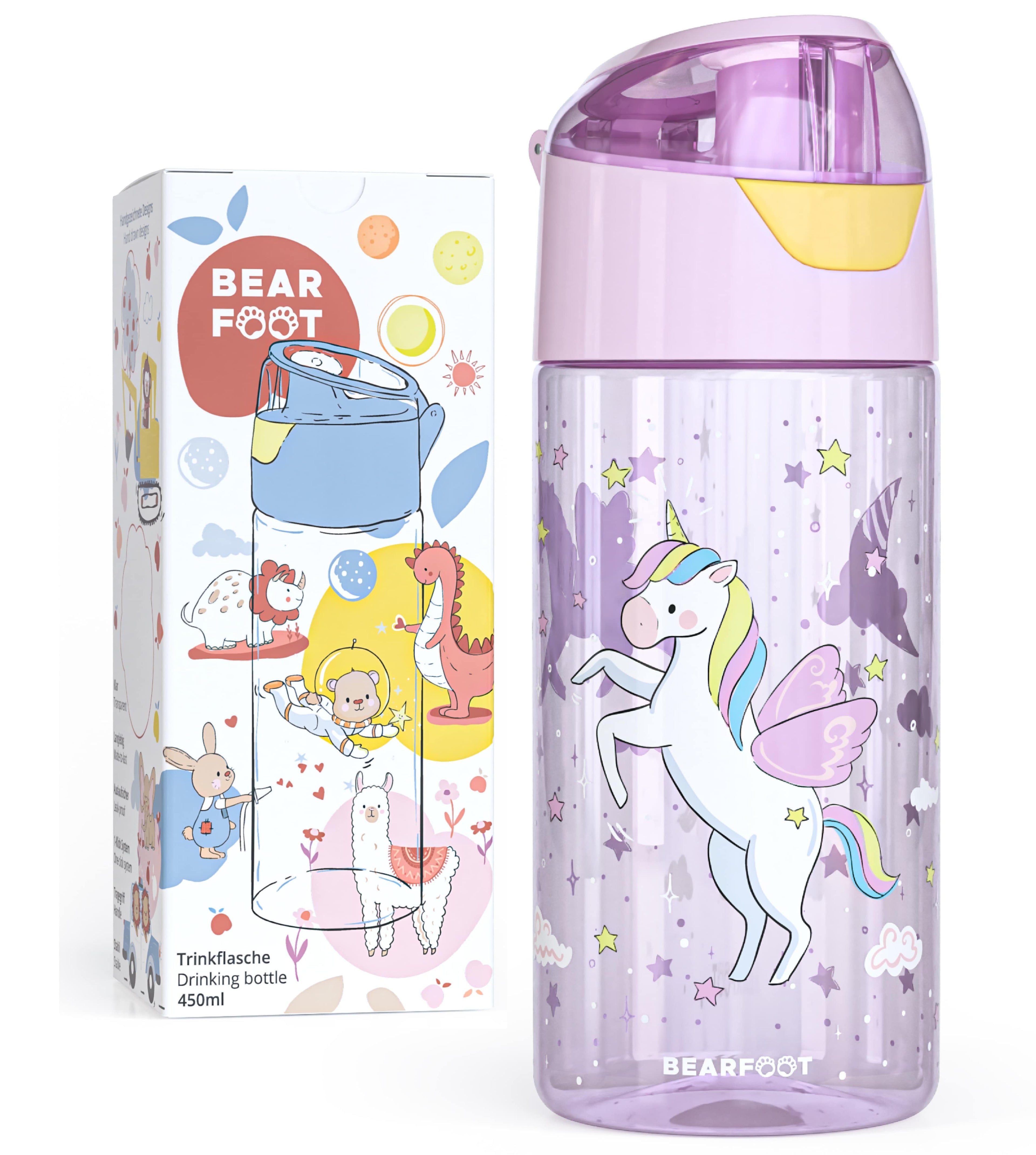 Unicorn Bundle - Bento Box M &amp; Drinking Bottle 450ml